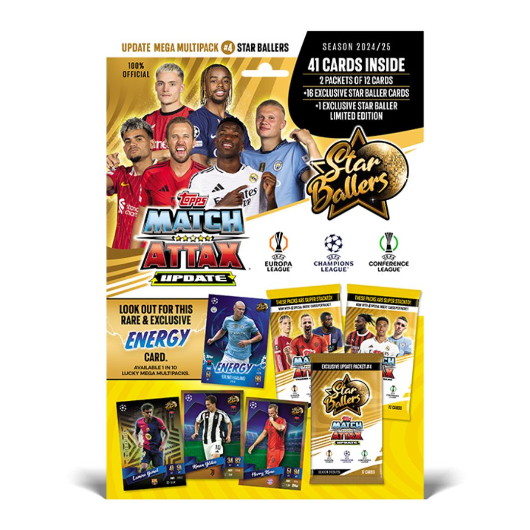 Update Mega Multipack Star Ballers Topps Match Attax 2025